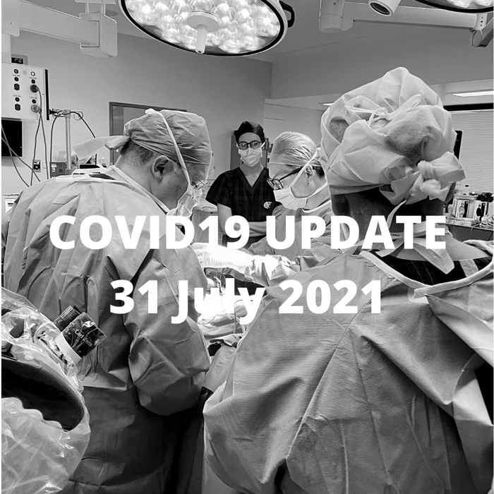 Covid-19 AR Plastic Surgery Update 31 July 2021 - 2
